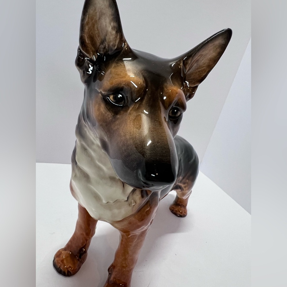 Vintage Goebel Standing German Shepherd Dog Figurine 30022-38 - Picture 7 of 16